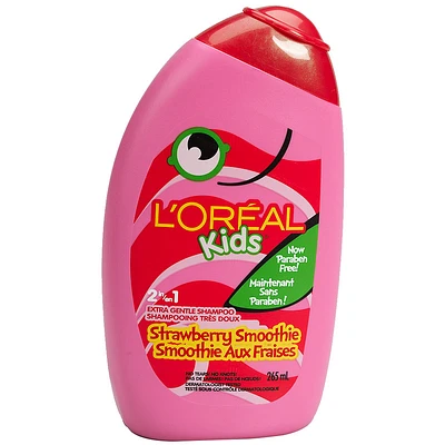 L'Oreal Kids 2in1 Extra Gentle Shampoo - Strawberry Smoothie - 265ml