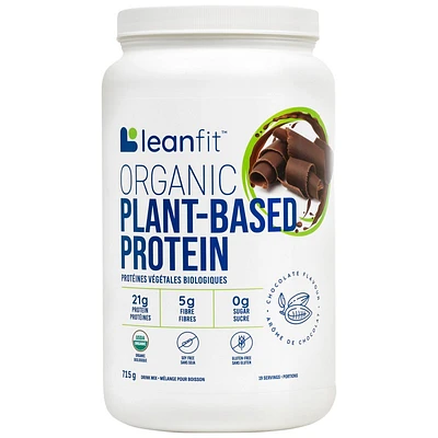 Leanfit Organic Plant-Based Protein - Chocolate - 715g