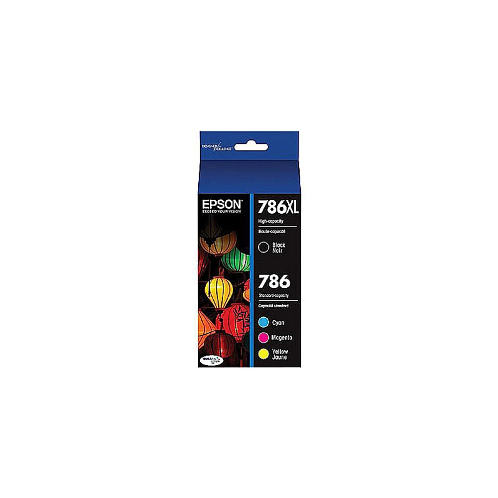 Epson DuraBrite Multi-Pack Ink Cartridge - Black/Color- T786XL-BCS