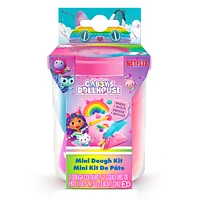 DreamWorks Gabby's Dollhouse Cakey Cat Rainbow Mini Dough Kit - 2 Colours - 50g - 3.15 x 3.15 x 4 Inches