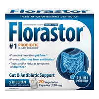 Florastor Probiotic Vegetarian Capsules - 20s