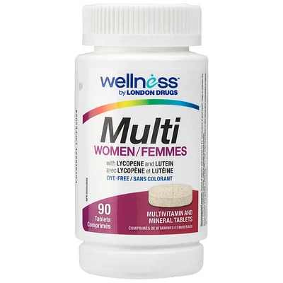 Wellness By London Drugs Multivitamin Women Tablets - 90's
