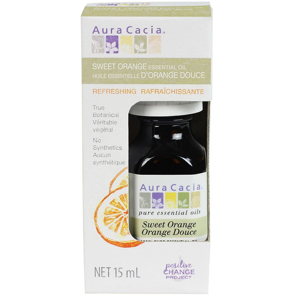 Aura Cacia Essential Oil - Sweet Orange - 15ml