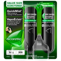 Nicorette Quick Mist - Fresh Mint - 1mg - 2 x 150 sprays