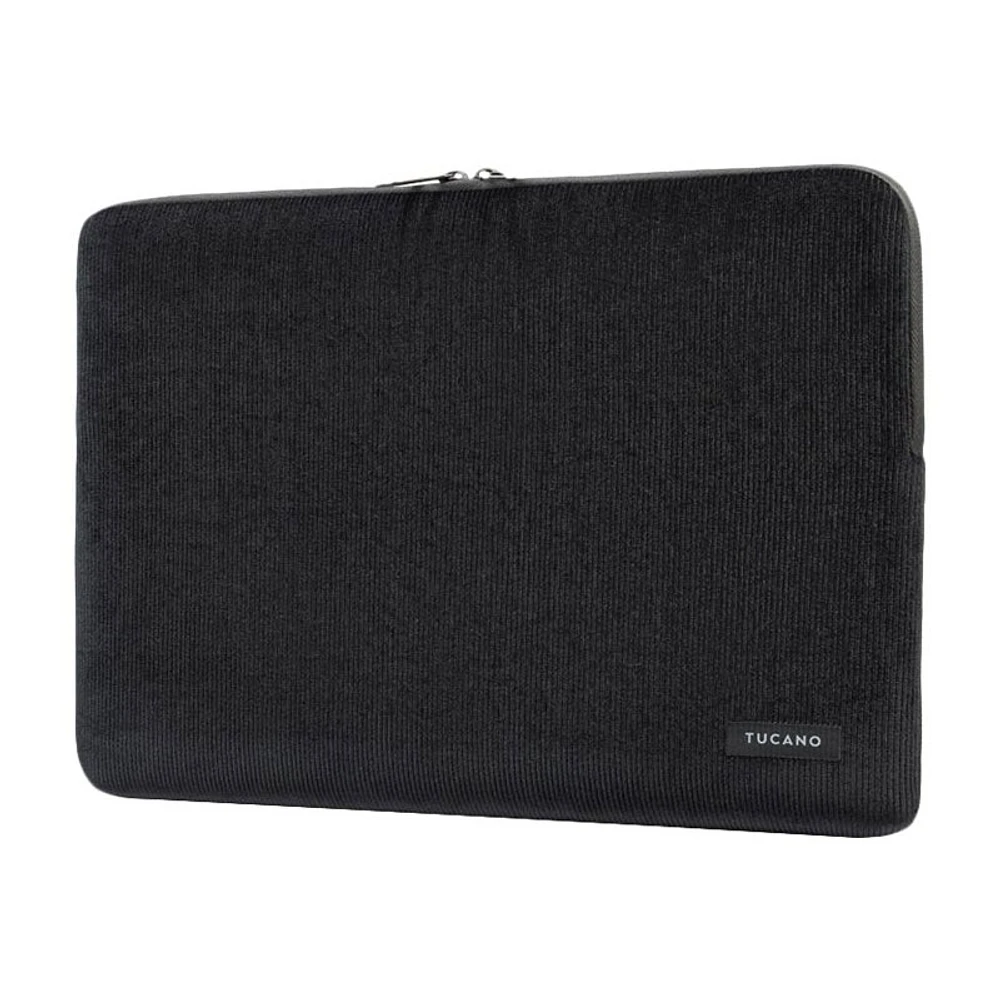 Tucano Velluto Notebook Sleeve for MacBook Pro - 16 Inch - Black - BFVELMB16-BK