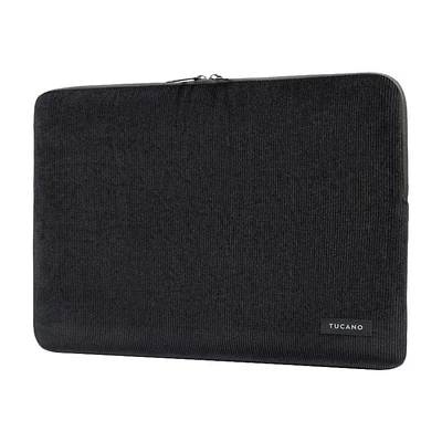 Tucano Velluto Notebook Sleeve for MacBook Pro - 16 Inch - Black - BFVELMB16-BK