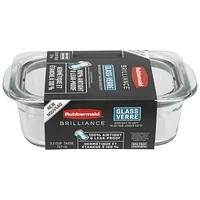 Rubbermaid Brilliance Glass Container -Medium- 757ml