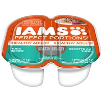 Iams Perfect Portions Healthy Adults  - Tuna - 2 x 37.5g