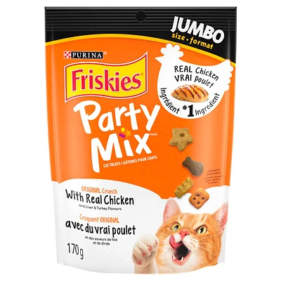 Friskies Party Mix Original Crunch Cat Treats - 170g