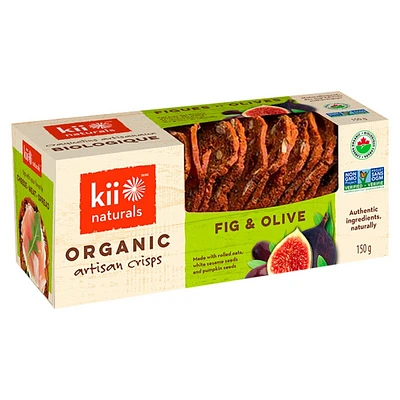 Kii Organic Crisps - Fig & Olive - 150g