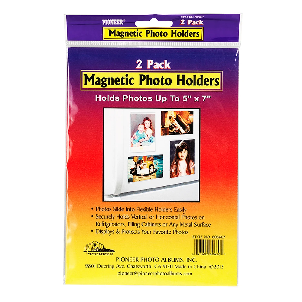 Pioneer Magnetic 5x7in Photo Holder - 2 pack - 5x7in