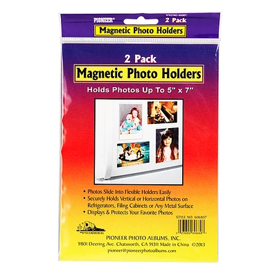 Pioneer Magnetic 5x7in Photo Holder - 2 pack - 5x7in