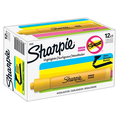Sharpie Highlighter - Yellow - 12s