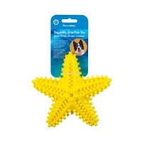 Paws Athletics Squeaky Starfish Toy - Yellow