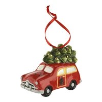 Spode Christmas Tree Ornament - Station Wagon