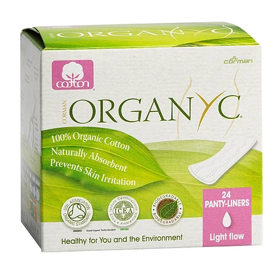 Organyc Panty-Liners Wrapped - Light - 24s