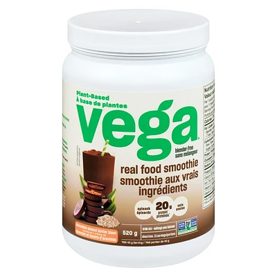 Vega Real Food Smoothie - Chocolate Peanut Butter Blast - 520g