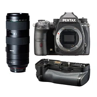 Pentax K-3 Mark III DSLR with D-BG8 Battery Grip and D FA 70-210mm F4 ED SDM WR Lens - pkg 52644