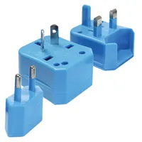 Logiix Jetsetter 3-in-1 Travel Adapter Set - Light Blue - LGX11768