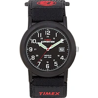 Timex Expedition Camper Watch - Black/Red - 40011