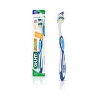 G.U.M Tooth Brush Supreme with Cheek and Tongue Cleaner - Medium