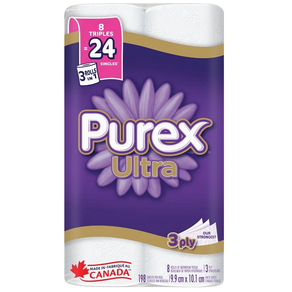 Purex Bathroom Tissue Ultra - 8=24 Rolls