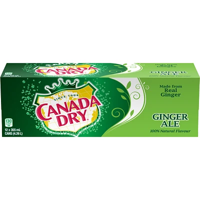 Canada Dry Ginger Ale - Fridge Mate - 12X355Ml