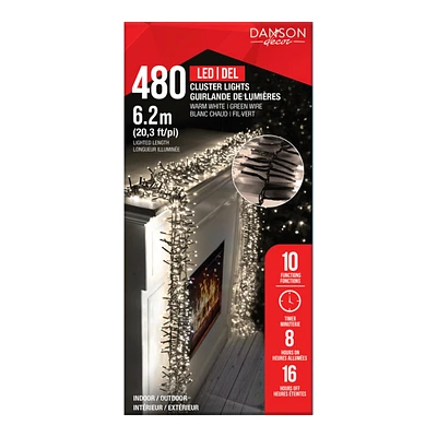 Danson Decor LED Light Chain - Warm White - 6.2m - 480 Lights