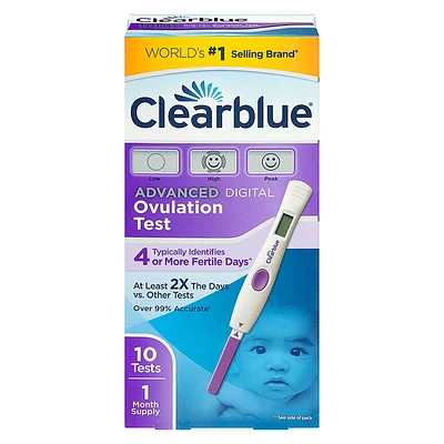 Clearblue Advanced Digital Ovulation Test - 10s