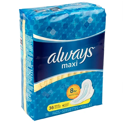 Always Maxi with Flexi-Wings - Regular - Unscented - 36s