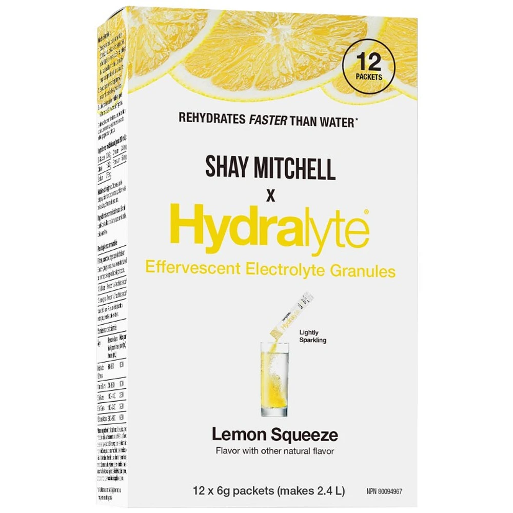 Hydralyte Electrolyte Granules Lemon Squeeze - 12's