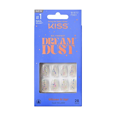 Kiss gel FANTASY Dreamdust Nail Set - Mood Dust - 28s