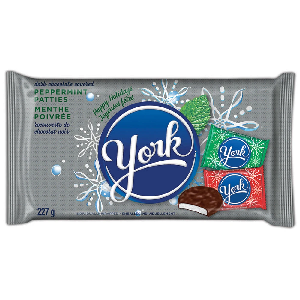 Hershey York Dark Chocolate Covered Peppermint Patties - Assorted - 227g