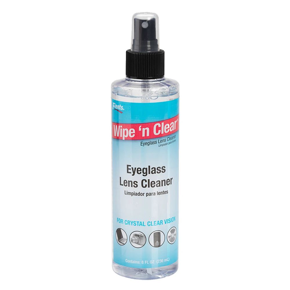 Flents Wipe n' Clear Eyeglass Lens Cleaner - 236ml