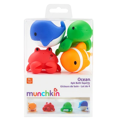 Munchkin Ocean Bath Squirts - 4 pack