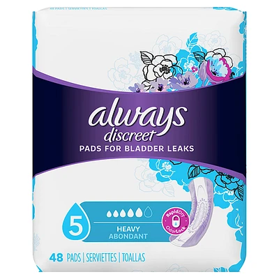 Always Discreet Pads Maximum Regular Length - 48s