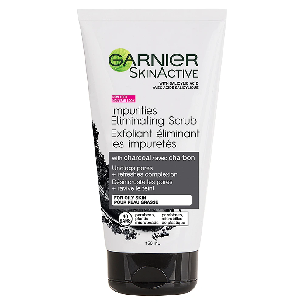 Garnier SkinActive Impurities Eliminating Scrub with Charcoal - 150ml
