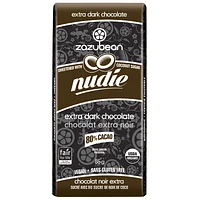 Zazubean Extra Dark Chocolate Bar - Nudie - 85g