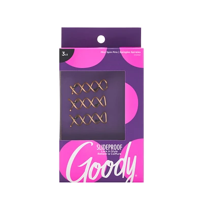 Goody Simple Styles Mini Spin Pins - Assorted - 3s