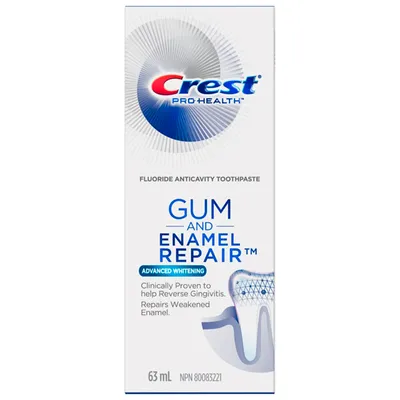 Crest Pro Health Gum and Enamel Repair Toothpaste - Advanced Whitening - 63ml