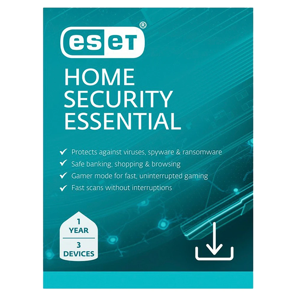 ESET HOME Security Essential Box Pack - 1 year - 3 devices