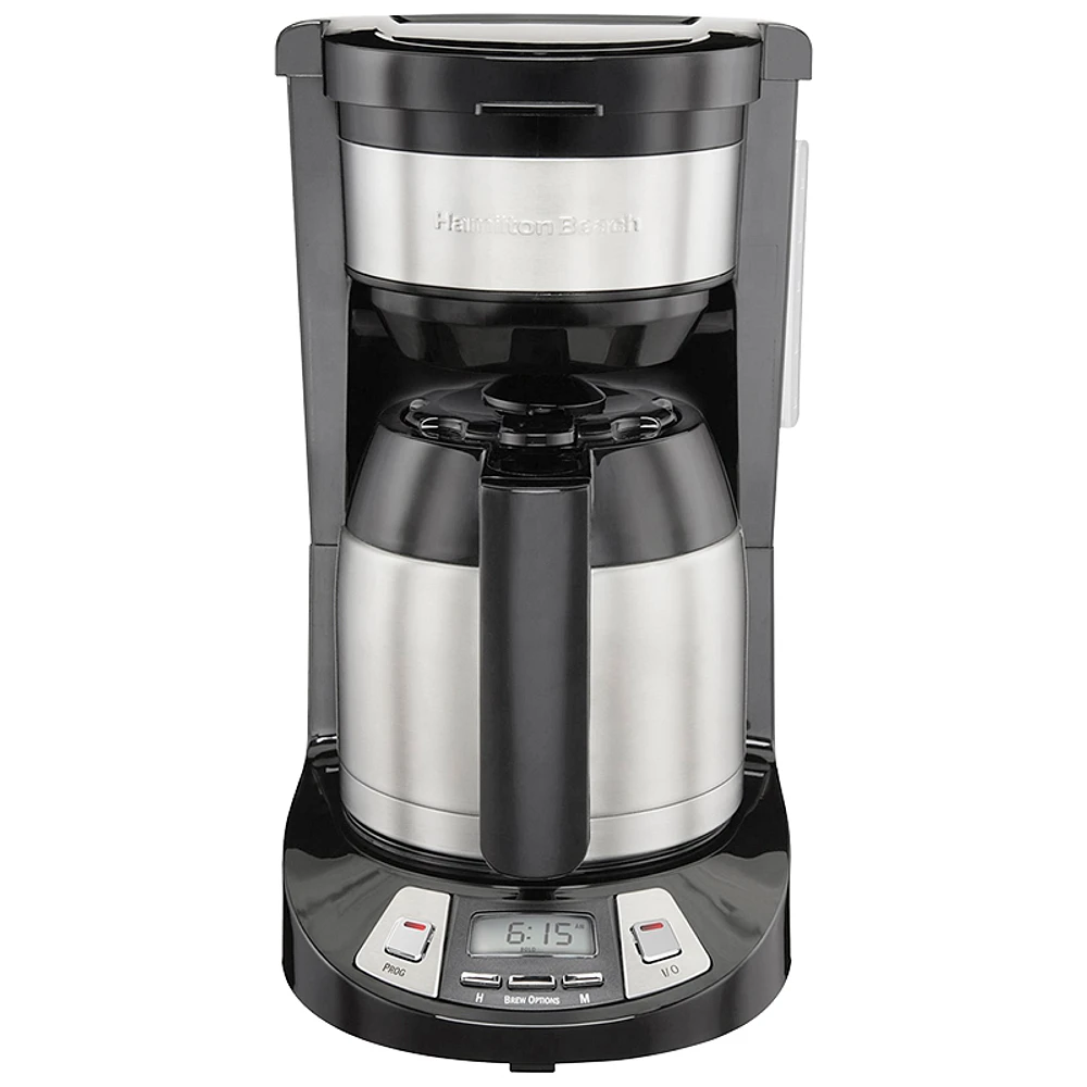 Hamilton Beach Thermal Programmable Coffee Maker - Black - 46240