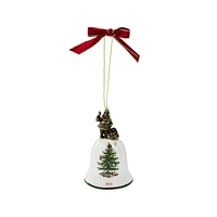 Spode Christmas Tree Ornament - Santa Bell