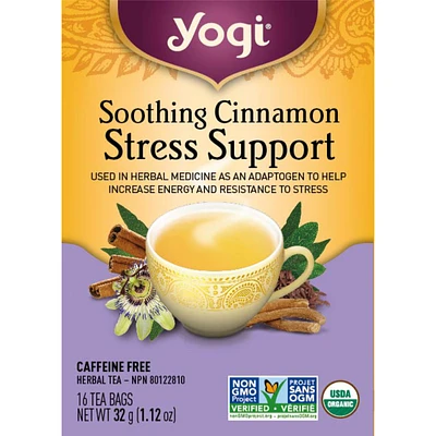 Yogi Tea - Soothing Cinnamon Stress Support - 16s