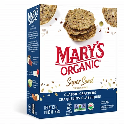 Mary's Organic Crackers - Super Seed - 155g