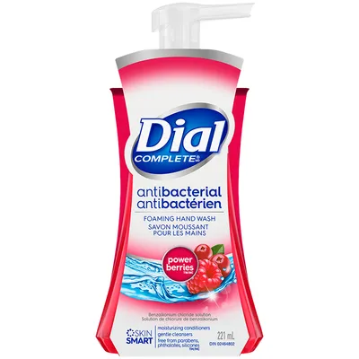 Dial Complete Antibacterial Foaming Hand Wash - Power Berries - 221ml
