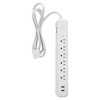 Globe Electric Designer Series Surge Protector - White - 78361