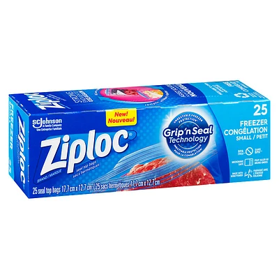 Ziploc Freezer Guard Bags - Small - 25s