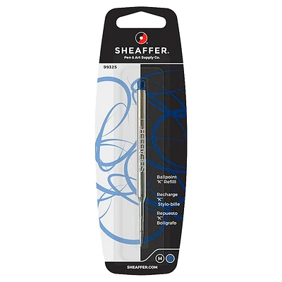 Sheaffer K Style Ballpoint Pen Refill - Medium Point - Blue Ink