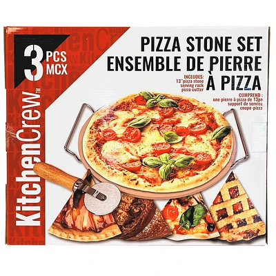 Kitchen Crew Pizza Stone Kit - 13 Inch